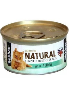 Webbox Natural Complete Mousse With Tuna Cat Food 85g 