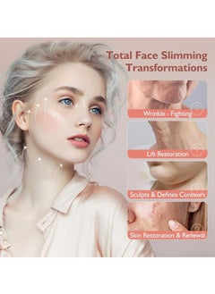 ATRJSZ Adjustable V-Line Chin Strap for Daily & Night Face Lifting - Reusable Jawline Shaper Made with Advanced Electric-Hot-Press Tech for Skin-Friendly Breathable Ice Silk Material  - Image 4