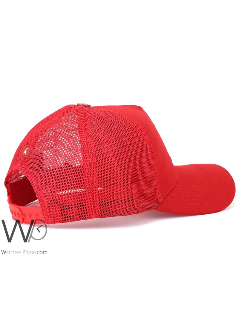 NIKE ORIGINAL Nike Jordan Trucker Red Cap Net Men Hat  - Image 2