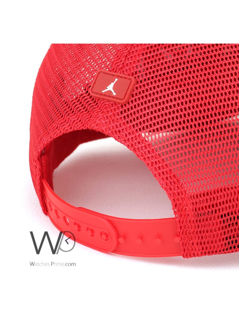 NIKE ORIGINAL Nike Jordan Trucker Red Cap Net Men Hat  - Image 3
