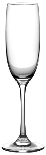 Amlong Crystal Lead-Free Champagne Flutes Glasses, Normal Stem, Set of 4 - Image 2