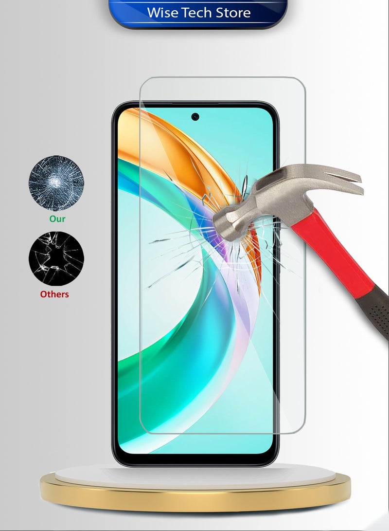 دبليو تيك حامي شاشة زجاجي مقسّى 9H 2.5D بحواف منحنية لسلسلة WTech Premium لهاتف Honor X6b 5G 2025 (MSG9CN) - شفاف - Image 3