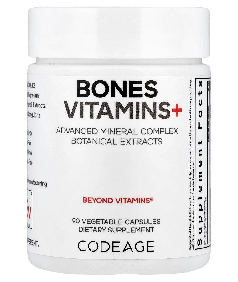 Codeage Bones Vitamins+ 90 Vegetable Capsules