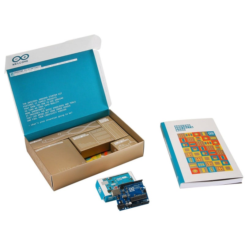 Arduino Arduino The Official Starter Kit Deluxe Bundle with Make: Getting Started The Open Source Electronics Prototyping Platform 3rd Edition Book  - Image 2