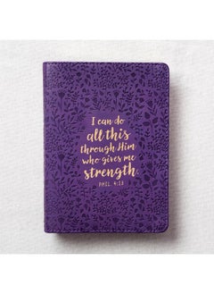 Christian Art Gifts Journal Lux-Leather I Can Do a  - Image 2