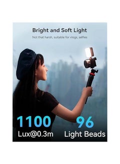 Arabest SmallRig P96 LED Video Light, Portable Camera Lights with 96 LED Beads for Photography and Video Lighting, Rechargeable 2200mAh Battery, CRI 95+ Color Accuracy, Adjustable Color Temperature 2700-650  - Image 2