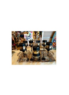 Generic Sorbet set Turkish 7 pieces 6 cups And a flask  - Image 2