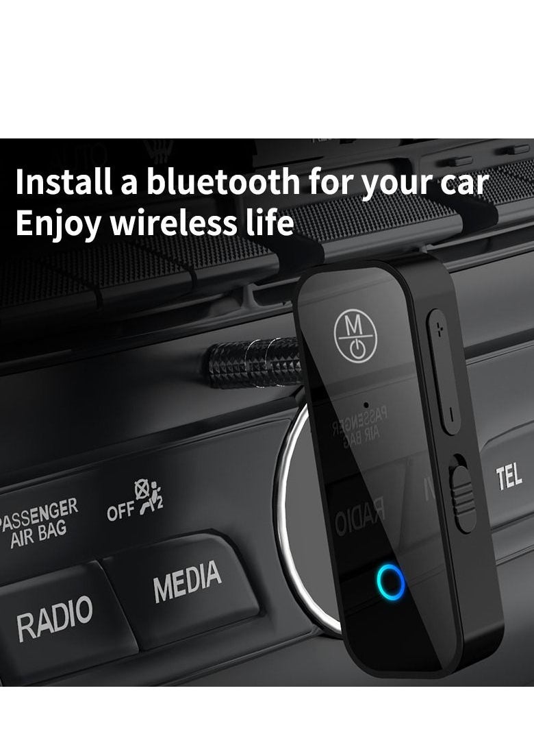 GULFLINK - B28 Bluetooth Receiver Transmitter 5.1 AUX. Built-in Battery Car Wireless Stick Adapter TV Audio Transmitter Adapter - Image 1