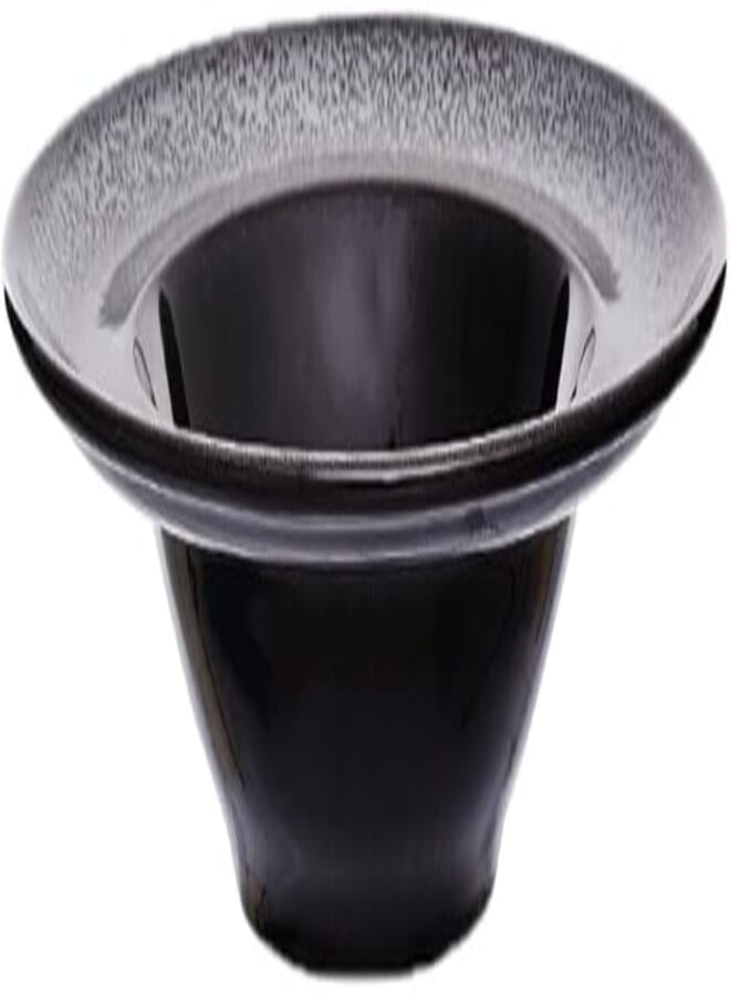 Porland Porcelain Twilight Pasta Plate 26Cm Unique Elegant Design - Black