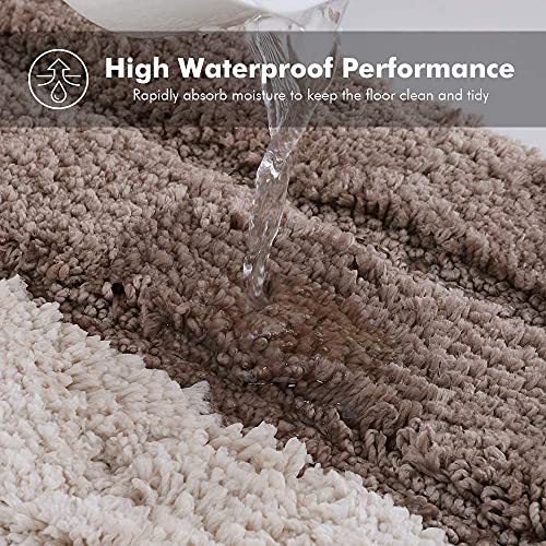T Decore Door Mats for Home Living Room | Anti-Skid Doormats for Bathroom and Bedrooms | Main Door Mat for Entrance (Gradient Brown, 18 x 28 Inch) - Image 4