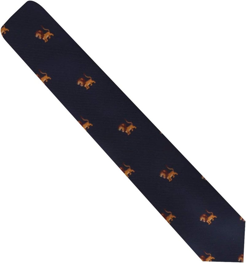 AUSCUFFLINKS Animal Ties | Woven Skinny Neckties | Groomsmen Wedding Ties | Work Ties for Him - Image 5