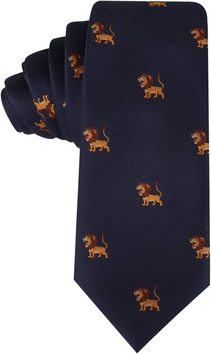 AUSCUFFLINKS Animal Ties | Woven Skinny Neckties | Groomsmen Wedding Ties | Work Ties for Him - Image 3