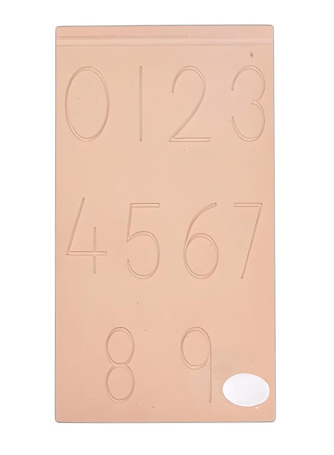 Bhudhar Little Genius Wooden Numbers 0-9 Puzzle.Early Math Learning Toy for Toddlers and Kids | Brown - Image 1