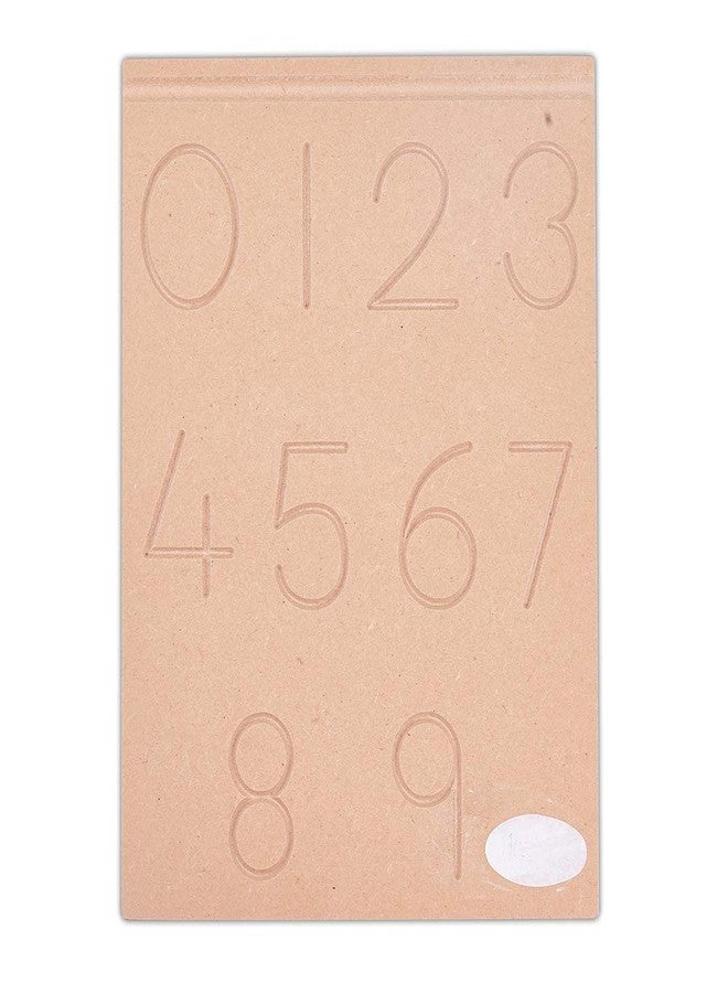 Bhudhar Little Genius Wooden Numbers 0-9 Puzzle.Early Math Learning Toy for Toddlers and Kids | Brown - Image 5