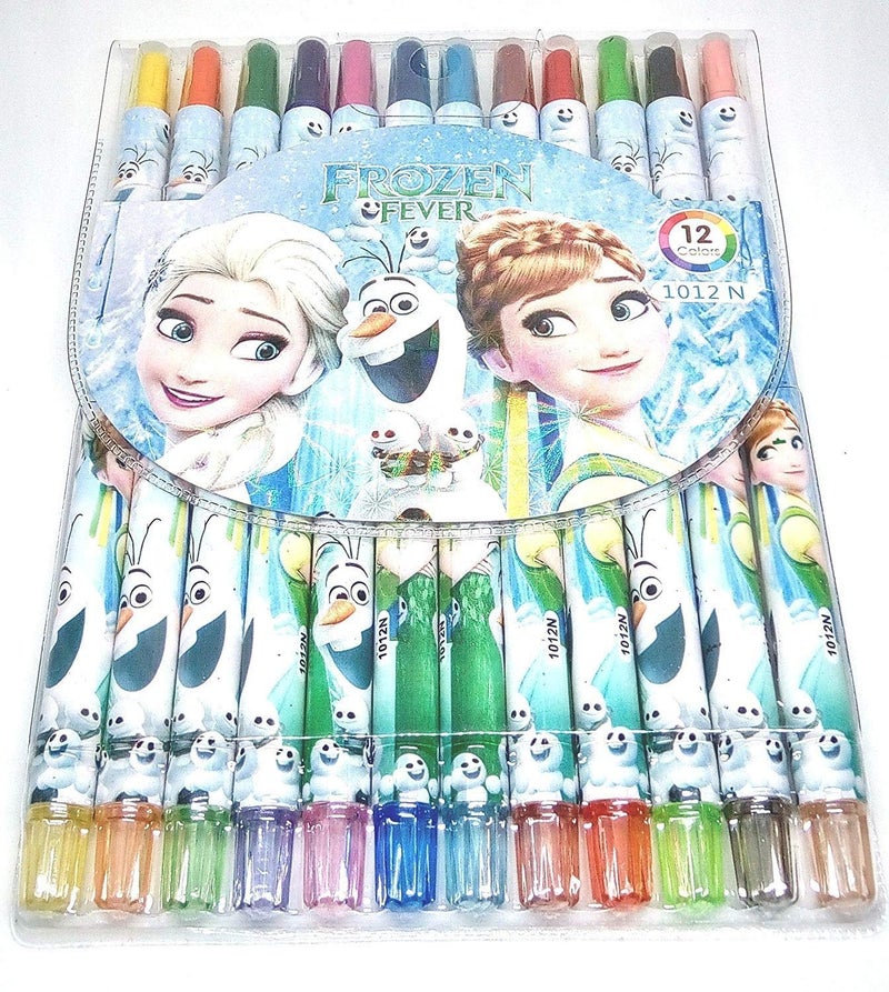 Funcart Frozen Rolling Crayons (12 Colors) - Image 1