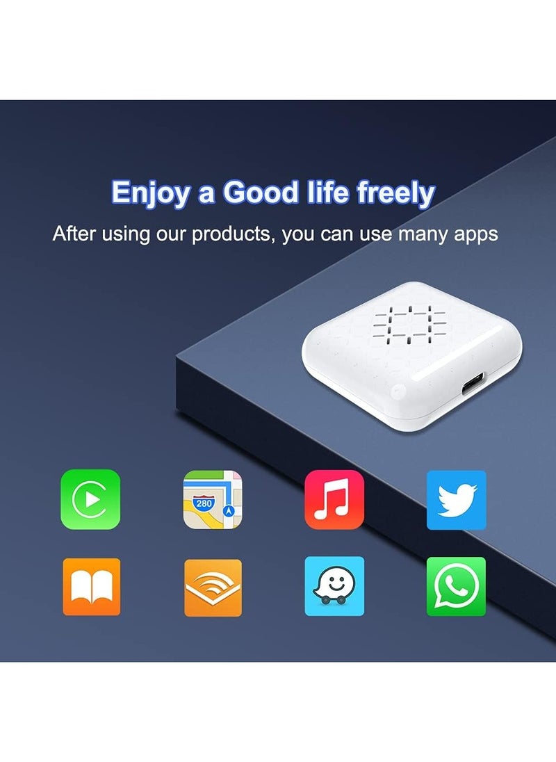 Carlinkit - Mini Wireless CarPlay WiFi And Bluetooth Adapter To Convert The CarPlay System From Wired to Wireless, Works on iPhone, Fast Operation And Automatic Connection - Image 1