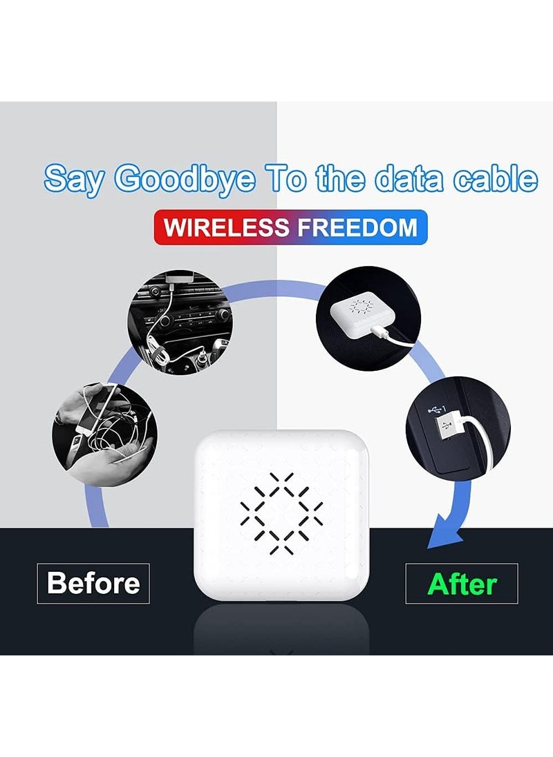 Carlinkit - Mini Wireless CarPlay WiFi And Bluetooth Adapter To Convert The CarPlay System From Wired to Wireless, Works on iPhone, Fast Operation And Automatic Connection - Image 1