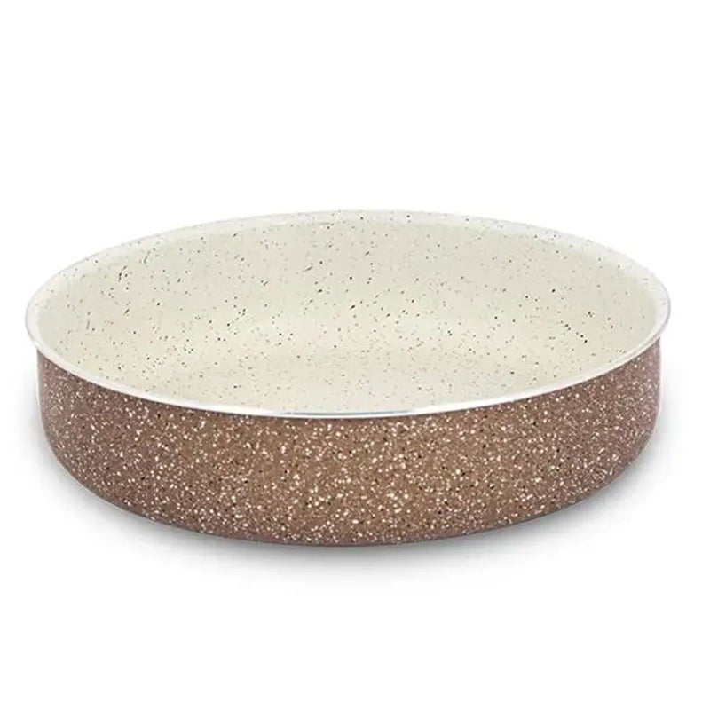 Rocky Al Saif Gallery granite tray, round, 28 cm - brown - Image 2