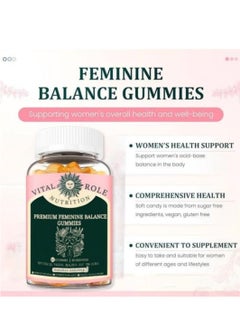 Nutrition Vital Source Feminine Balance Gummies, Gluten-Free, Vegan, Hawaiian Pineapple Flavor, 60 Count  - Image 2