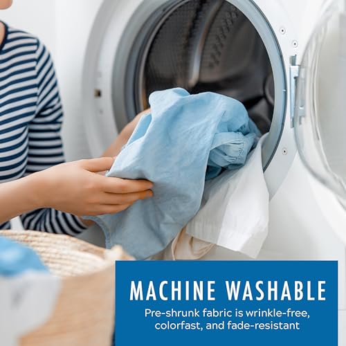 FRESH IDEAS Bedding Tailored Bedskirt, Classic 14” Drop Length, Pleated Styling, Queen, Ivory - Image 5