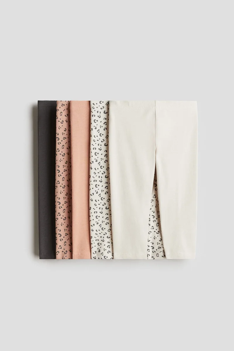 اتش اند ام 5-pack cotton leggings