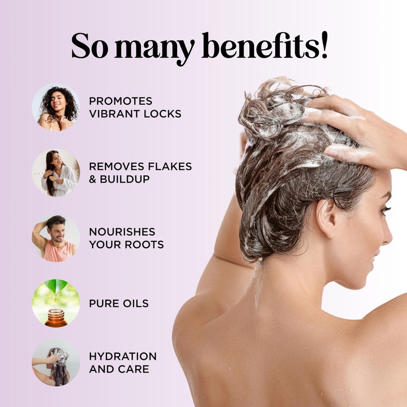 Maple Holistics Sage and Rosemary Shampoo Sulfate Free - Sage Oil Clarifying Shampoo for Build Up and Scalp Moisturizer - Oily Hair Shampoo for Greasy Hair and Dry Scalp Treatment with Essential Oils for Hair - Image 3