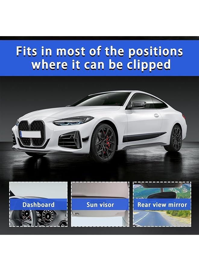 X spring Spring Car Phone Holder Mount, 360 Degree Rotating Dashboard & Windshield Mount With Parking Number Plate, Anti-Slip Grip For Safe Driving, Universal Phone Holder For Most Smartphones - Image 3