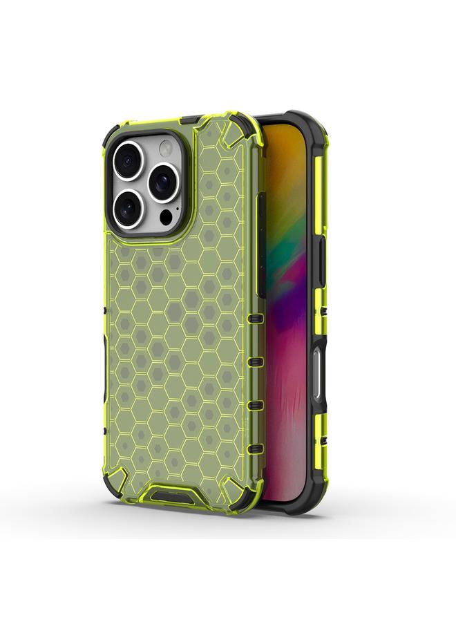 S-TOP Case For iPhone 16 Pro Honeycomb Shockproof Phone Case - Image 1