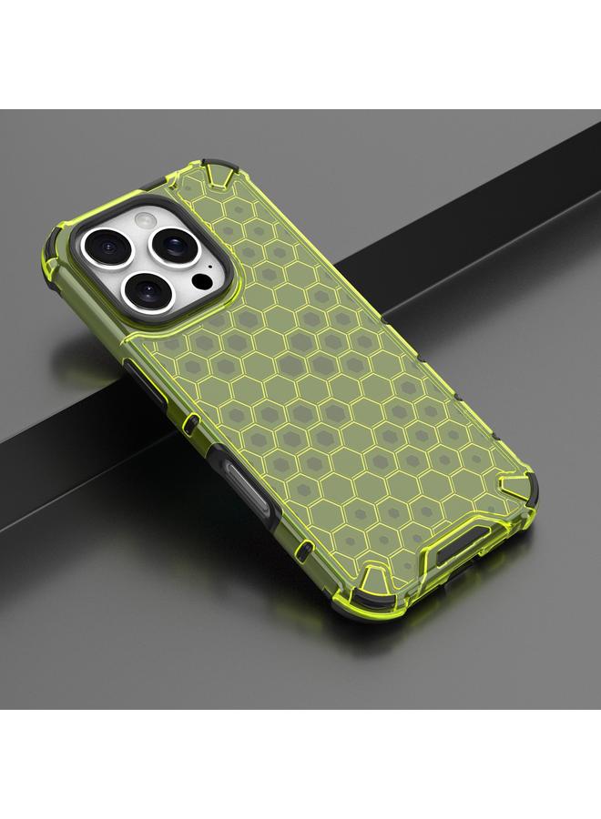 S-TOP Case For iPhone 16 Pro Honeycomb Shockproof Phone Case - Image 2