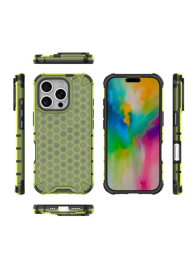 S-TOP Case For iPhone 16 Pro Honeycomb Shockproof Phone Case - Image 4