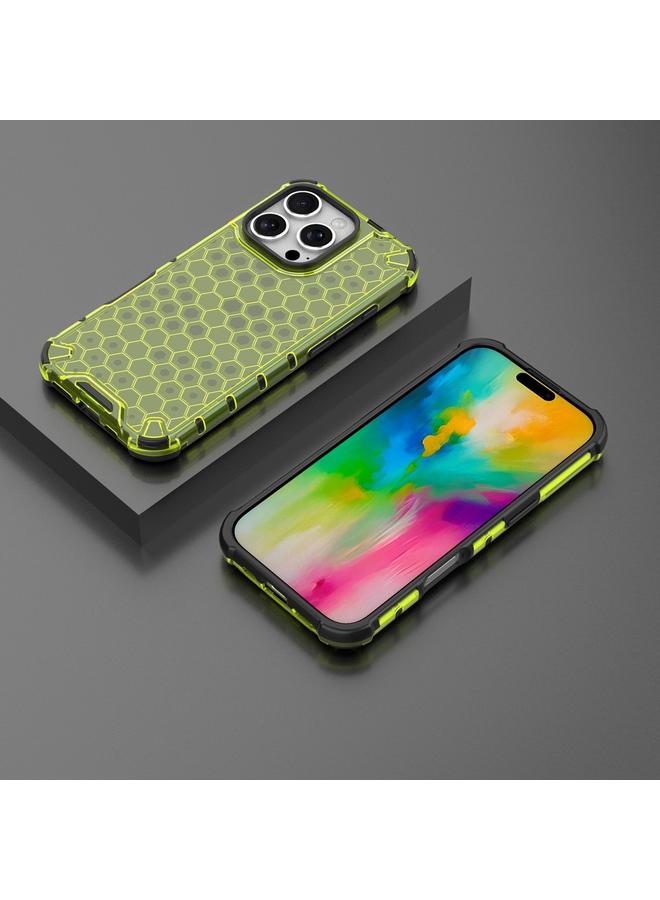 S-TOP Case For iPhone 16 Pro Honeycomb Shockproof Phone Case - Image 3