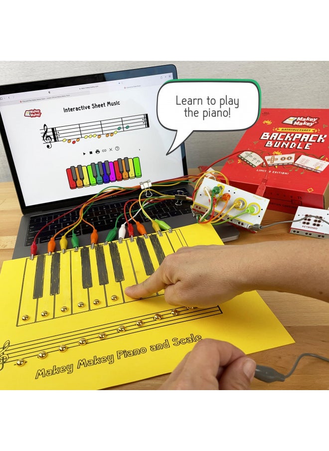 Makey Makey Makey Makey Backpack Bundle from JoyLabz, Educational Science Kits, Engineering Kits for Kids, 1000s of Engineering and Computer Coding Activities, STEM Kits, STEM Kits for Kids Ages 8-10  - Image 4