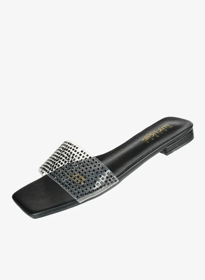 Michelle Morgan 092-2686 Michelle Morgan Ladies Sliders 213RJ361 Black