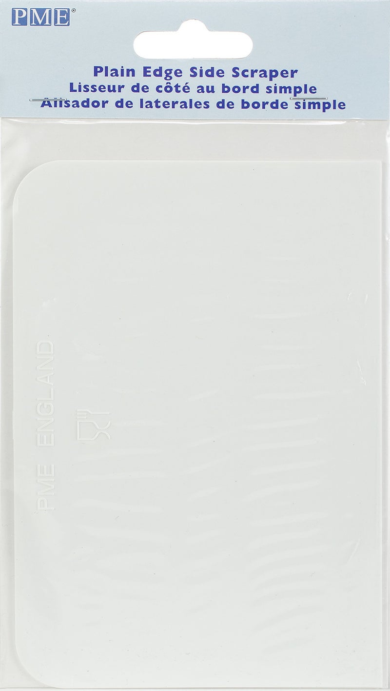 PME Plain Side Plastic Scraper 53 x 37inches White