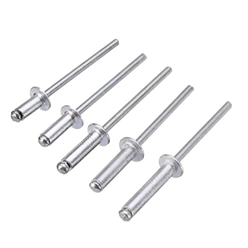 RKGD Stainless Steel Blind Rivets 1/8" Diameter x 1/4" long Pop Rivet Pin for Riveting Gun or Riveter machine (3.2 mm dia x 6 mm)(Pack of 200 PCs)) - Image 2