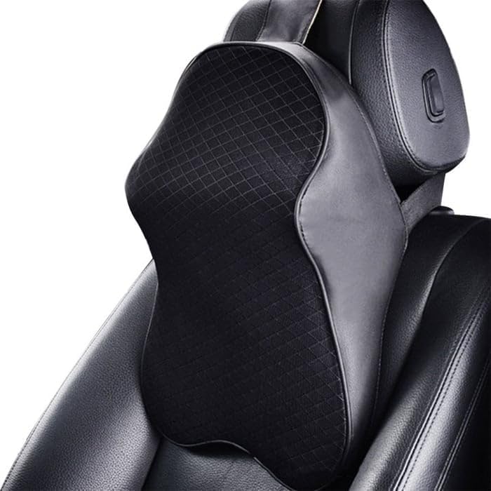 JB Export Memory Foam Car Neck Pillow Ergonomic Neck Rest Support for Driver or Front Passenger Seat Help Relieve Neck Pain & Fit Most Vehicles (Standard, 1) - Image 4