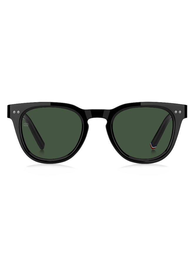 TOMMY HILFIGER TH 86/S Sunglasses Black Round - Image 3