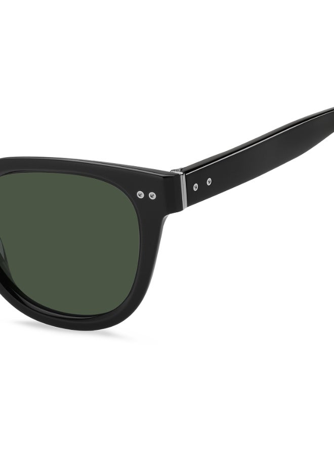 TOMMY HILFIGER TH 86/S Sunglasses Black Round - Image 4