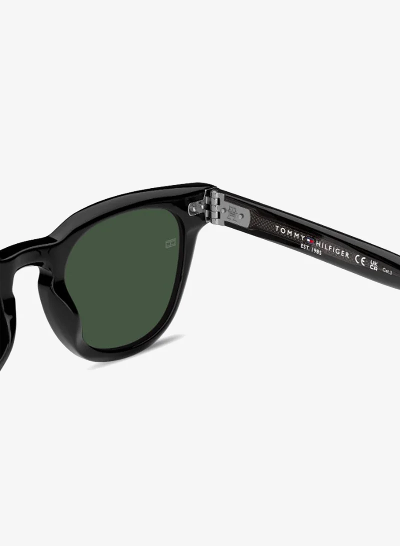 Tommy Hilfiger  TOMMY HILFIGER TH 86/S Sunglasses Black Round  | Best Price UAE
