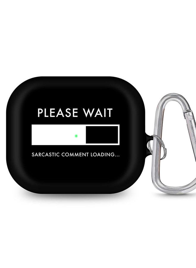 Stylizedd - StylePods Case for Airpods 3rd Gen Case With Anti-Lost Keychain - Please Wait - Image 1