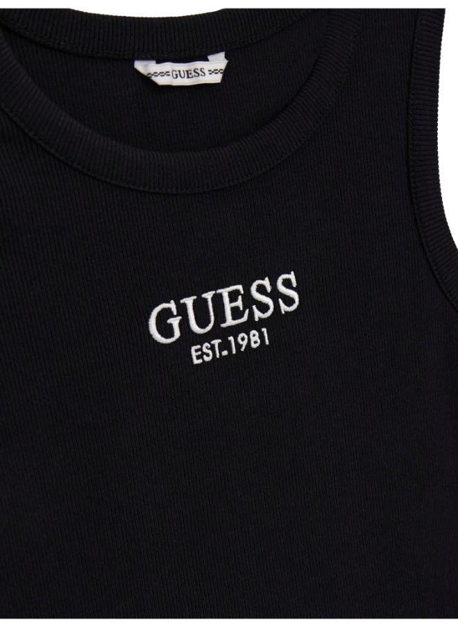 GUESS Kids Midi Crew Neck T-Shirt  - Image 3