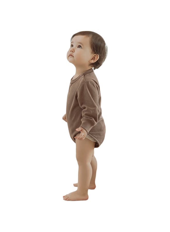 Good bear Cute Bear 【Light Warm Fleece】Baby Romper Autumn Winter Season Thermal Onesie Infant Warm Pajamas Triangle Ha Clothes Heat-Generating - Image 2