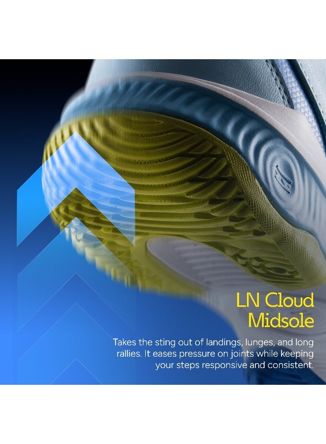 Li-Ning Halberd Strike Non Marking Badminton Shoes | All Indoor Sports | Lightweight, Breathable & Durable (Glacier Blue/Bright Cobalt Blue ) EUR 37.6 - Image 4