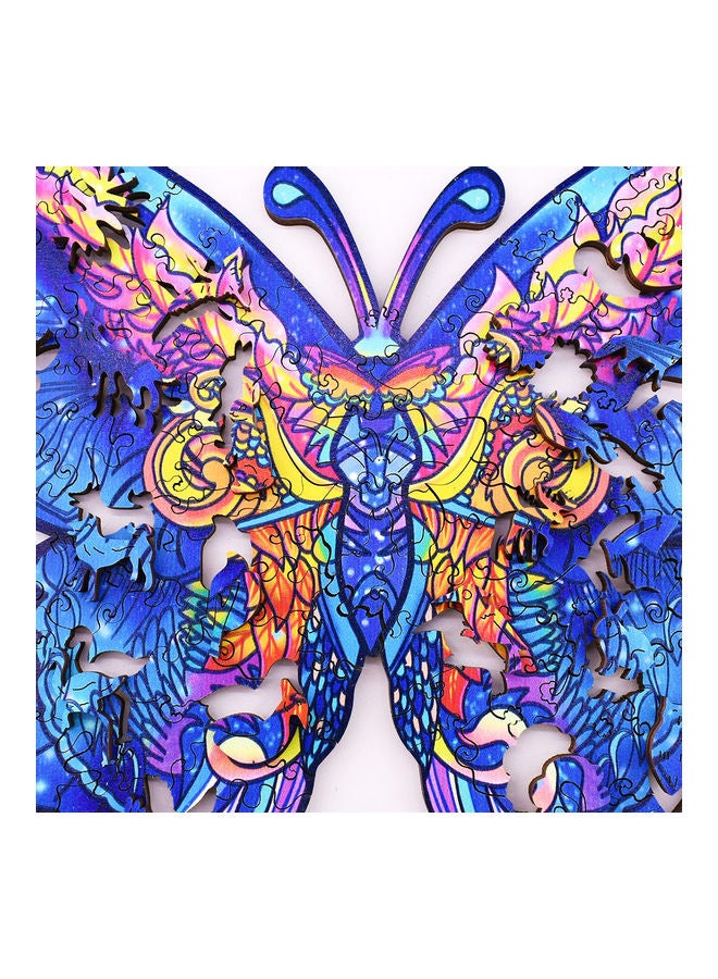 لعبة تركيب صور خشبية على شكل فراشة مكونة من 150 قطعة 29x21x0.5سم - Image 2