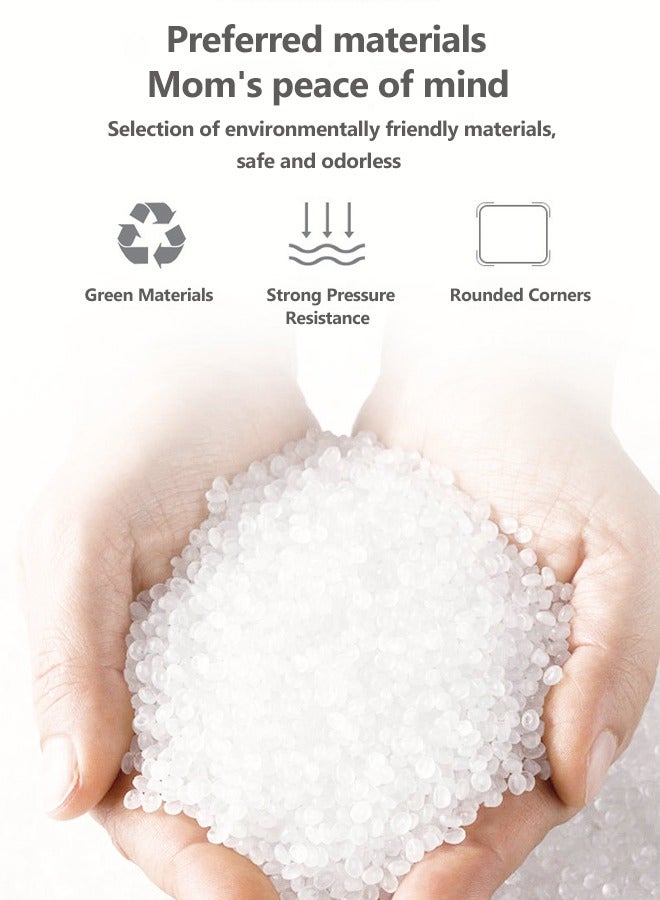 Kids Activity Table, Multi-functional Building Block Table, Toddlers Multi-Functional Educational Study Blocks Table, Building Block Table with 320Pcs Building Blocks, Gift for Ages 3+ - Image 5