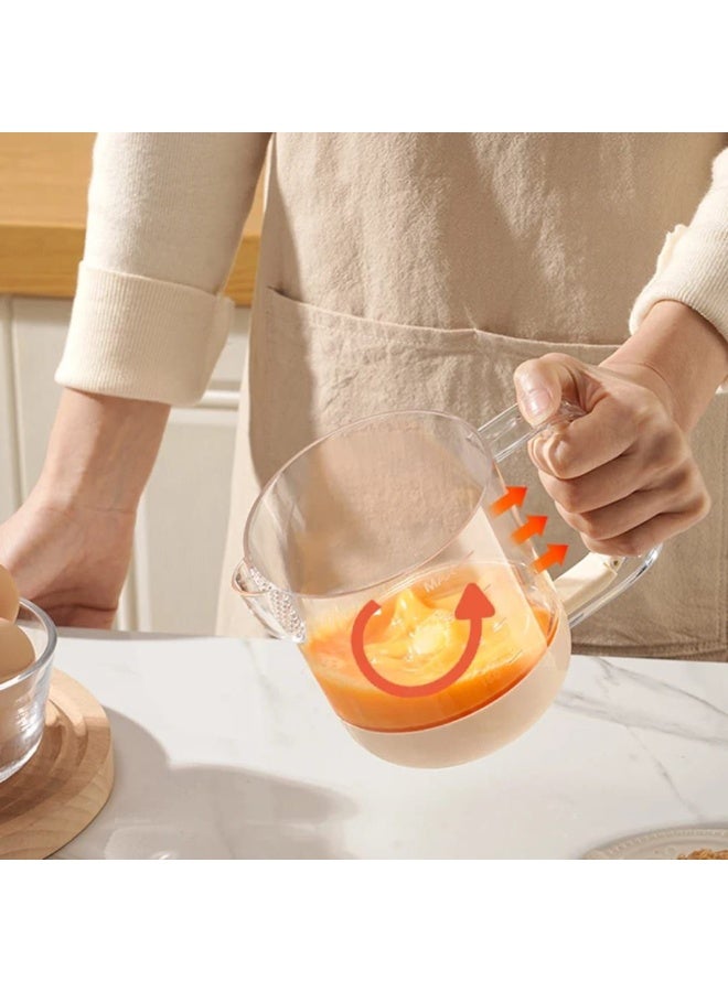 Multifunctional egg beater + graduated mixing cup - Image 1