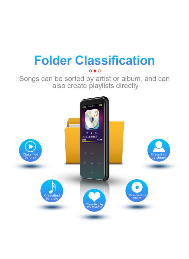 Source M15 E-book Bluetooth FM External AI Intelligent HD Noise Reduction Voice Recorder Mp3-Body Color:Neutral English (no Bluetooth)-Memory Capacity:4GB - Image 5