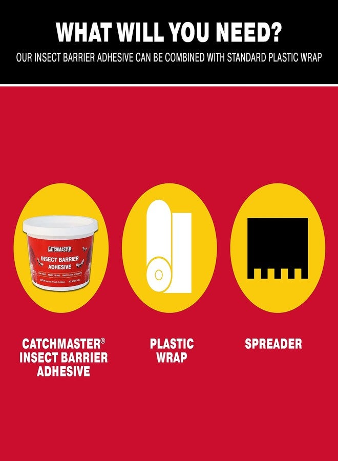 Catchmaster Insect Barrier Kit for Trees -Outdoor Insect Glue Traps for Ornamental Plants, Shrubs & Trees - DIY Beetles, Lanternflies, Cankerworms, Gypsy Moth & Ant Traps - Includes Spreader - Image 5