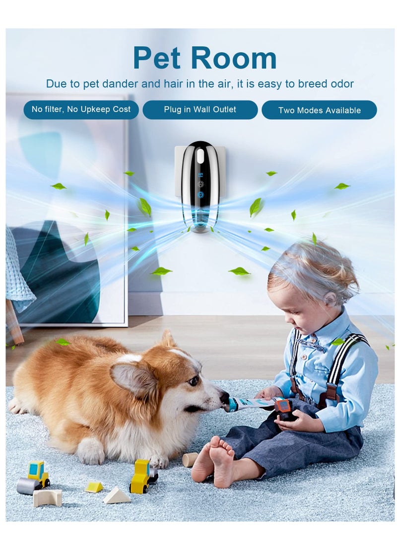 Generic - Home Air Purifiers with Ionizer, Plug,in Design for Bedroom and Bathroom, Effective Odor and Dust Removal, Ideal for Pet Owners, Two Operating Modes - Image 1