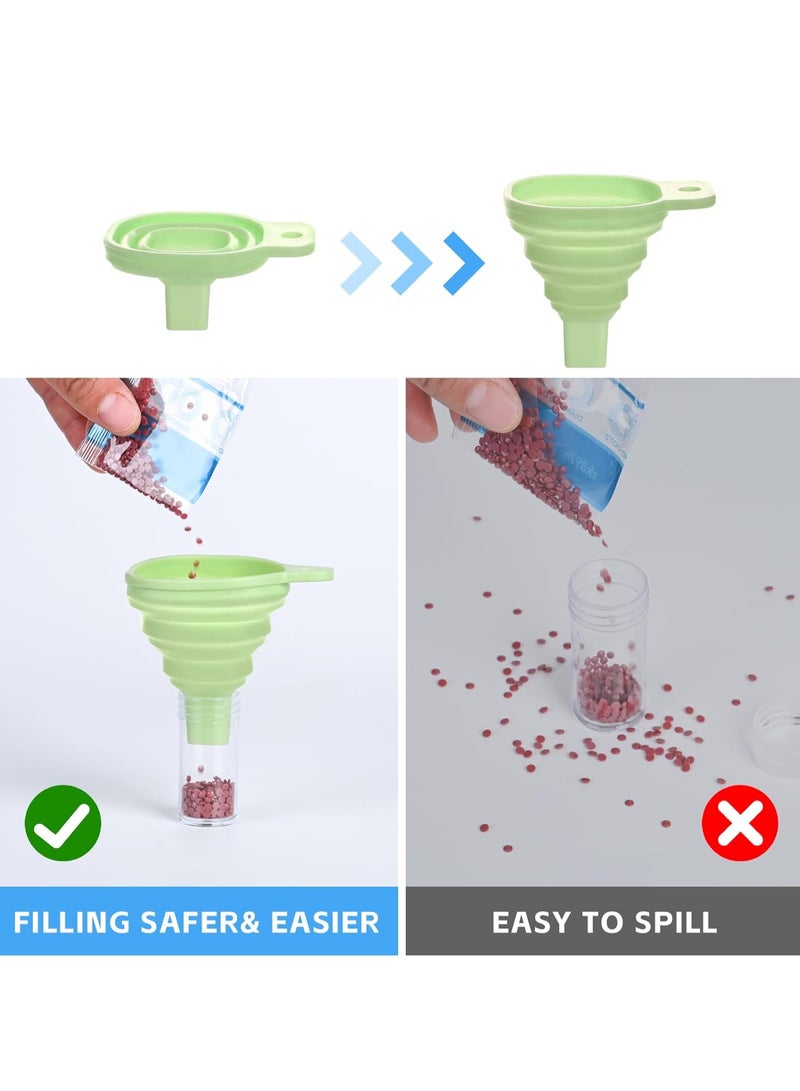 60 Slot Diamond Painting Storage Containers, Diamond Art Accessories and Tools, Portable Diamond Painting Organizer Shockproof, Adult Diamond Art Kit, Jewelry Beads Storage Box - Image 2